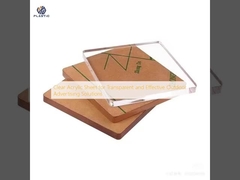 স্বচ্ছ এবং কার্যকর বহিরঙ্গন বিজ্ঞাপন সমাধানের জন্য স্বচ্ছ এক্রাইলিক শীট