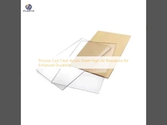 Process Cast Clear Acrylic Sheet High UV Resistance for Enhanced Durability
