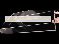 শিল্প অ্যাক্রিলিক স্টোরেজ বক্স মসৃণ এবং আধুনিক নকশা অ্যাক্রিলিক ট্রে