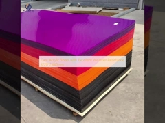 চমৎকার আবহাওয়া প্রতিরোধী কাস্ট এক্রাইলিক শীট ১২২০*২৪৪০মিমি